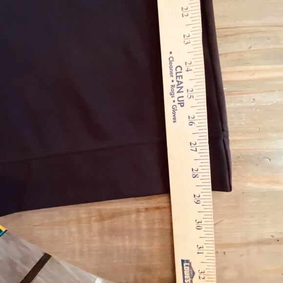 Halara Pants Womens Large Black Button Wide Leg High waisted Straight office - Picture 11 of 11